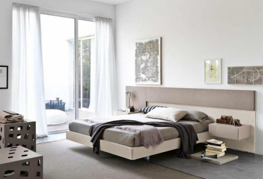 Стильные и современные белые деревянные кровати